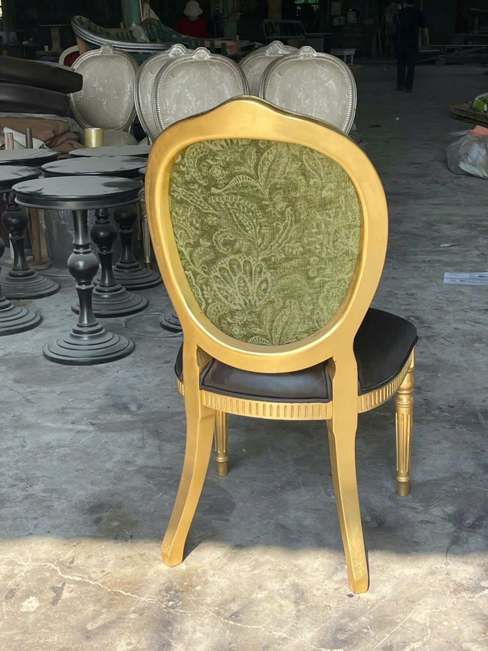 GHẾ LOUIS CỔ ĐIỂN KING CHAIR